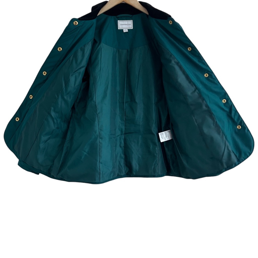 Charter Club Quilted Corduroy Trim Jacket (PL) - Picture 9 of 16